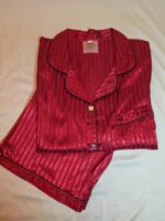 Mahroon Satin Pajama - Image 2