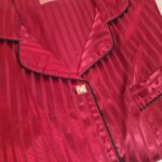 Mahroon Satin Pajama