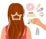 Pearl Blossom Hair Clip - Image 8