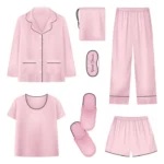 Belle Nuit Satin Pajama Set - Image 4