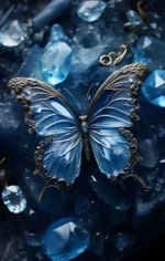 Crystal Butterfly Hair Clip - Image 7