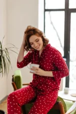 Belle Nuit Satin Pajama Set