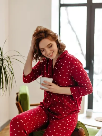 Belle Nuit Satin Pajama Set